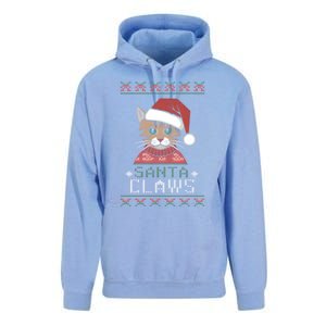 Santa Claw Ugly Christmas N Cat Xmas Cute Gift Unisex Surf Hoodie