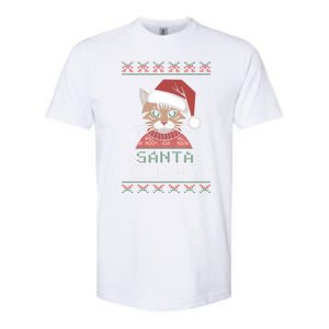 Santa Claw Ugly Christmas N Cat Xmas Cute Gift Softstyle CVC T-Shirt