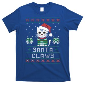 Santa Claw Ugly Christmas N Cat Xmas Gift T-Shirt