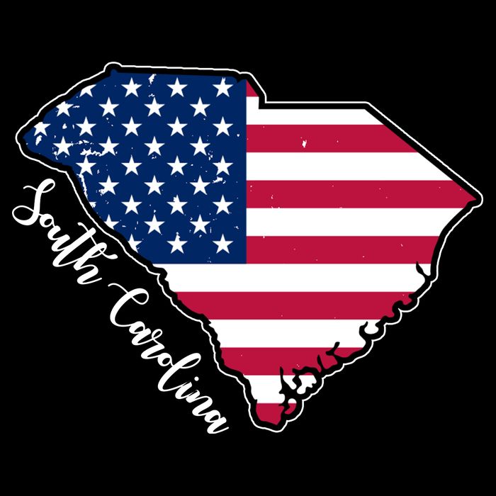 South Carolina United States Map T Shirt Impact Tech Backpack