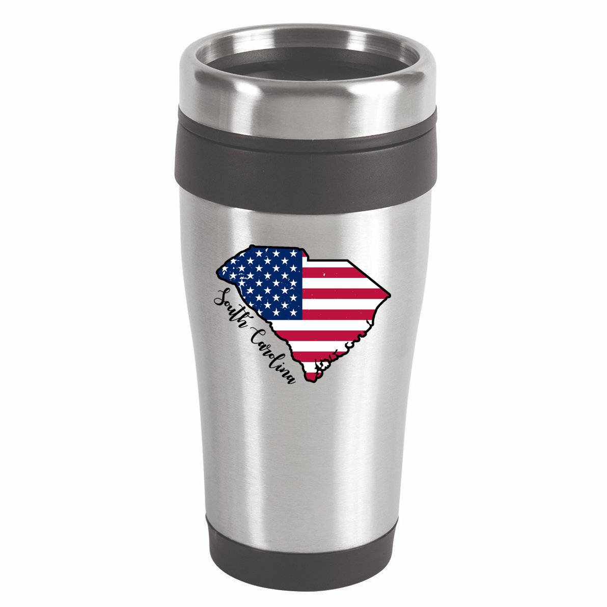 South Carolina United States Map T Shirt 16oz Travel Tumbler