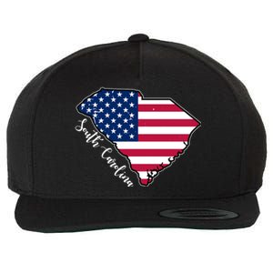 South Carolina United States Map T Shirt Wool Snapback Cap