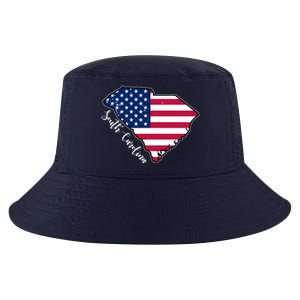 South Carolina United States Map T Shirt Cool Comfort Performance Bucket Hat