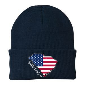 South Carolina United States Map T Shirt Knit Cap Winter Beanie