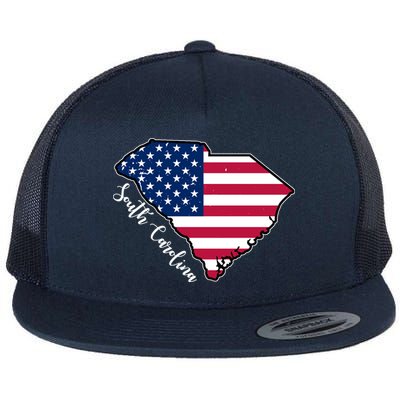South Carolina United States Map T Shirt Flatbill Hat
