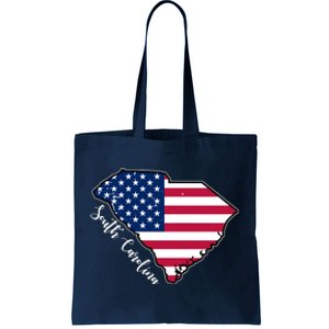 South Carolina United States Map T Shirt Tote Bag