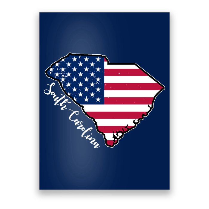 South Carolina United States Map T Shirt Poster