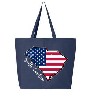 South Carolina United States Map T Shirt 25L Jumbo Tote