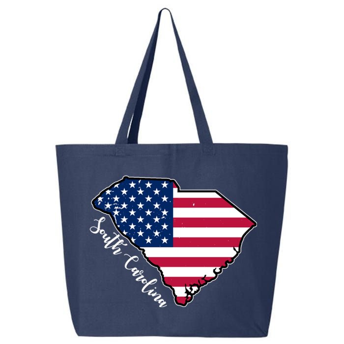 South Carolina United States Map T Shirt 25L Jumbo Tote