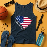 South Carolina United States Map T Shirt Tank Top