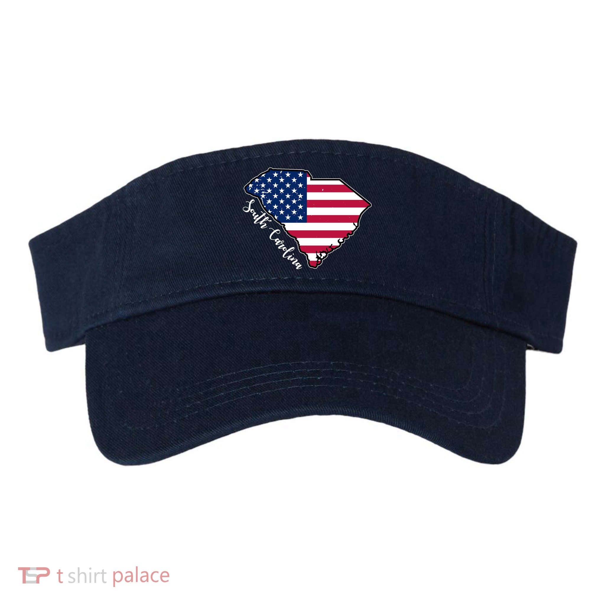 South Carolina United States Map T Shirt Visor
