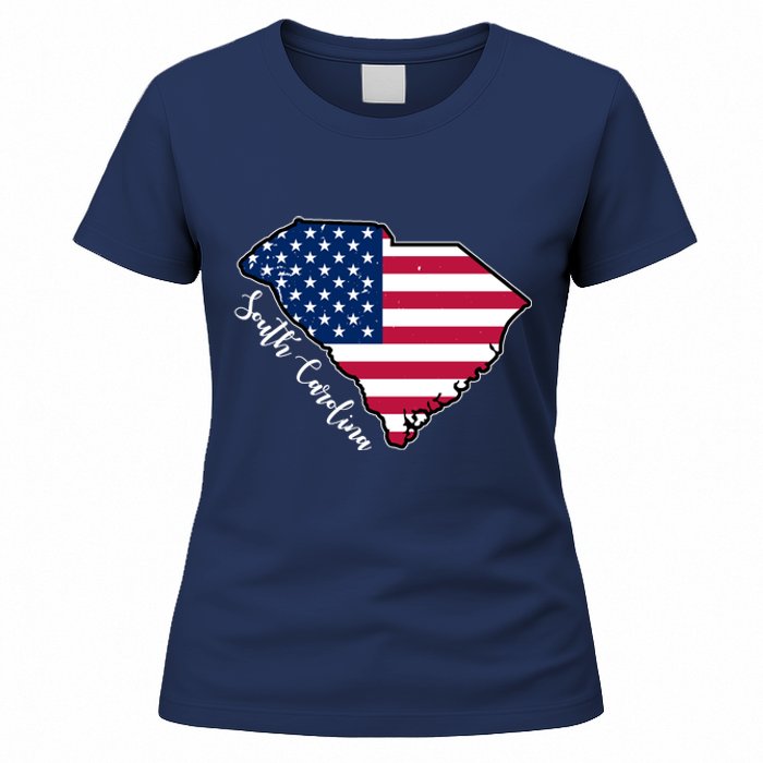 South Carolina United States Map T Shirt Women's T-Shirt