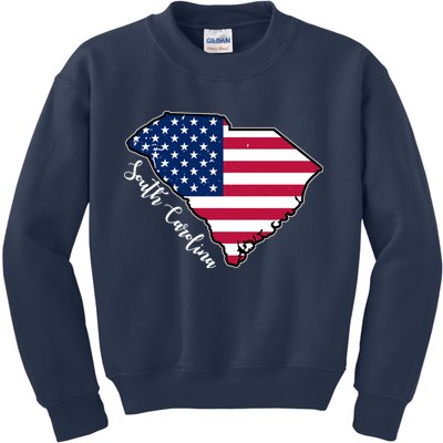South Carolina United States Map T Shirt Kids Sweatshirt