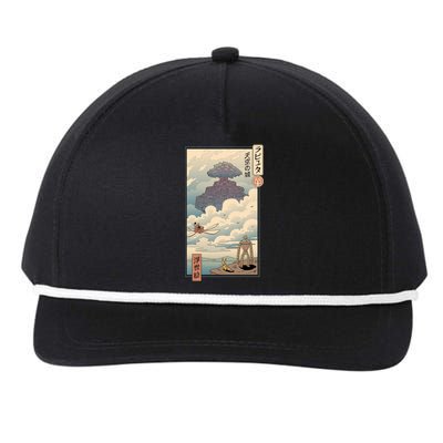 Sky Castle Ukiyo E Snapback Five-Panel Rope Hat