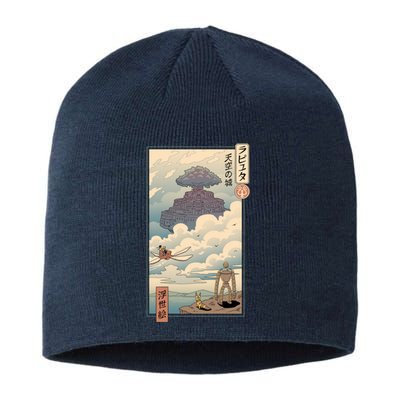 Sky Castle Ukiyo E Sustainable Beanie