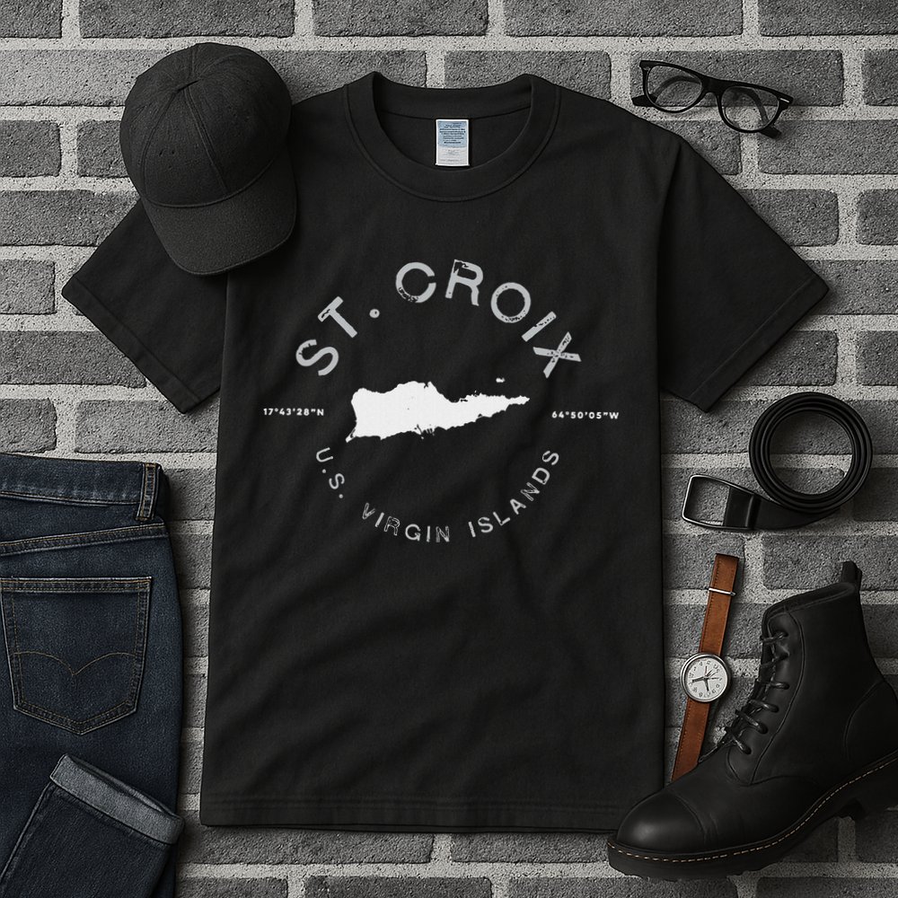St. Croix Usvi Graphic Vintage Retro Tall T-Shirt