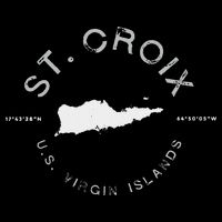 St. Croix Usvi Graphic Vintage Retro Tall T-Shirt