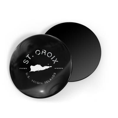 St. Croix Usvi Graphic Vintage Retro Magnet