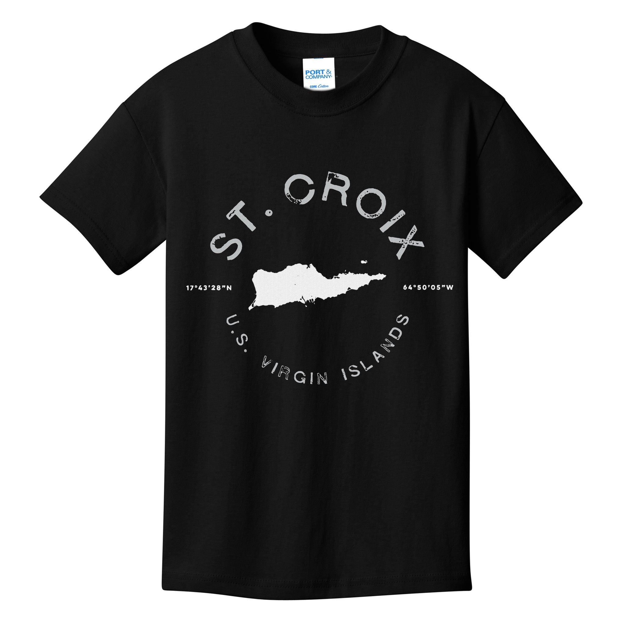 St. Croix Usvi Graphic Vintage Retro Kids T-Shirt