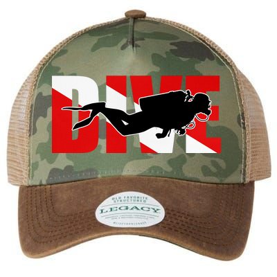 Scuba Dive Logo Legacy Tie Dye Trucker Hat