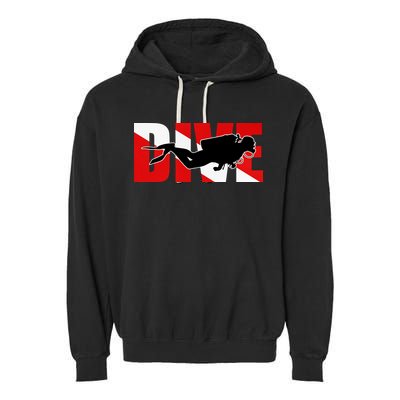 Scuba Dive Logo Garment-Dyed Fleece Hoodie