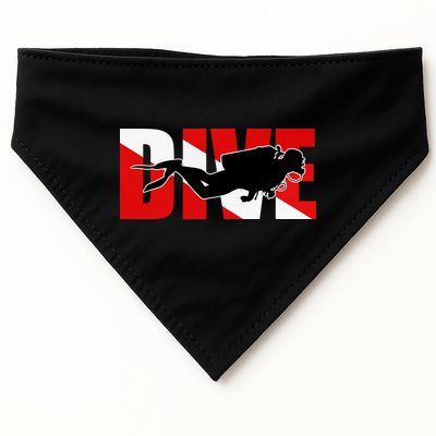 Scuba Dive Logo USA-Made Doggie Bandana