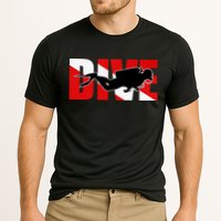 Scuba Dive Logo Cooling Performance Crew T-Shirt