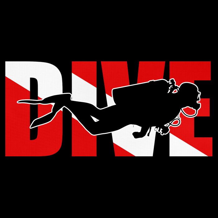 Scuba Dive Logo Cooling Performance Crew T-Shirt