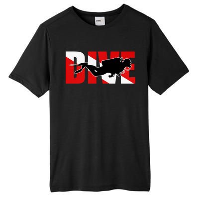 Scuba Dive Logo Tall Fusion ChromaSoft Performance T-Shirt