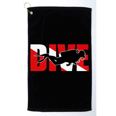 Scuba Dive Logo Golf Towel