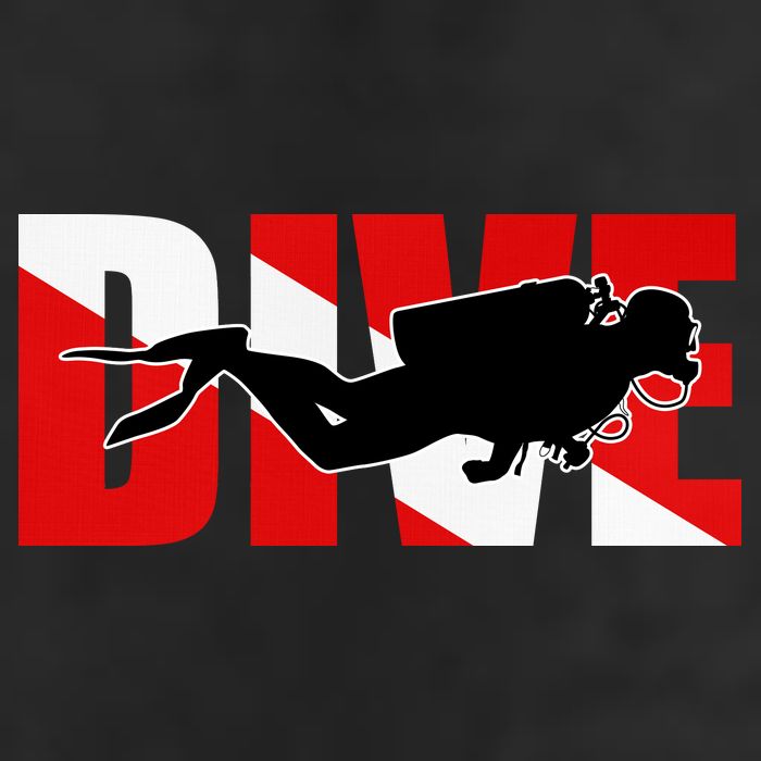Scuba Dive Logo Golf Towel