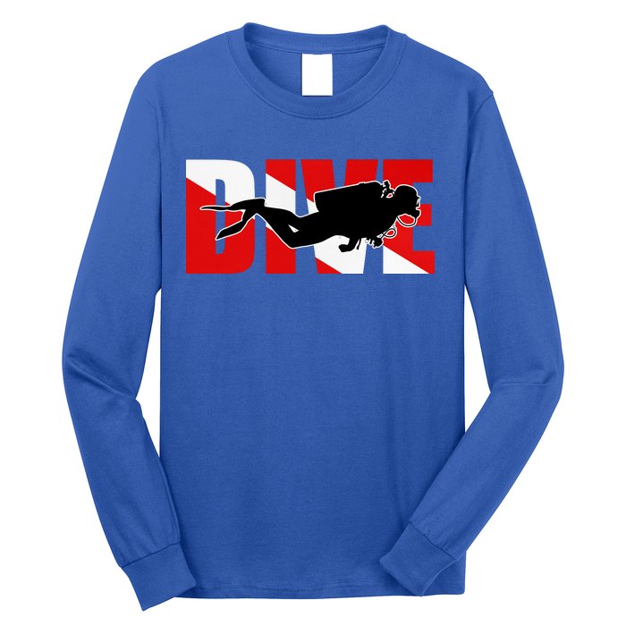 Scuba Dive Logo Long Sleeve Shirt