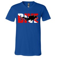 Scuba Dive Logo V-Neck T-Shirt