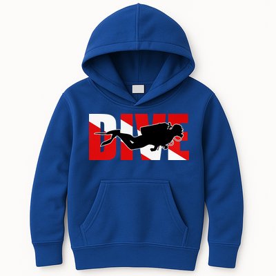 Scuba Dive Logo Kids Hoodie