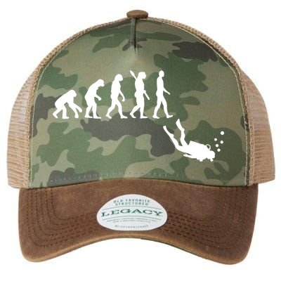 Scuba Diver Evolution Legacy Tie Dye Trucker Hat