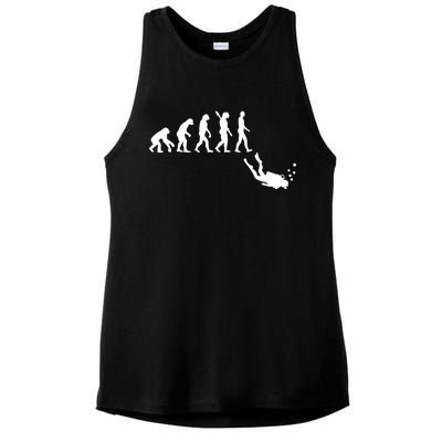 Scuba Diver Evolution Ladies PosiCharge Tri-Blend Wicking Tank