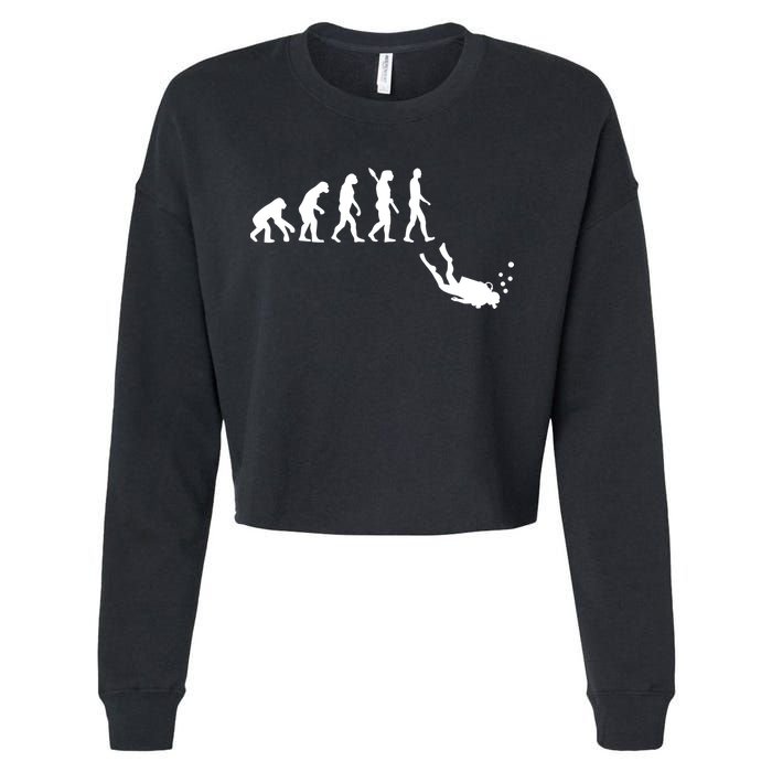 Scuba Diver Evolution Cropped Pullover Crew