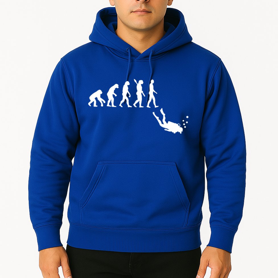 Scuba Diver Evolution Hoodie