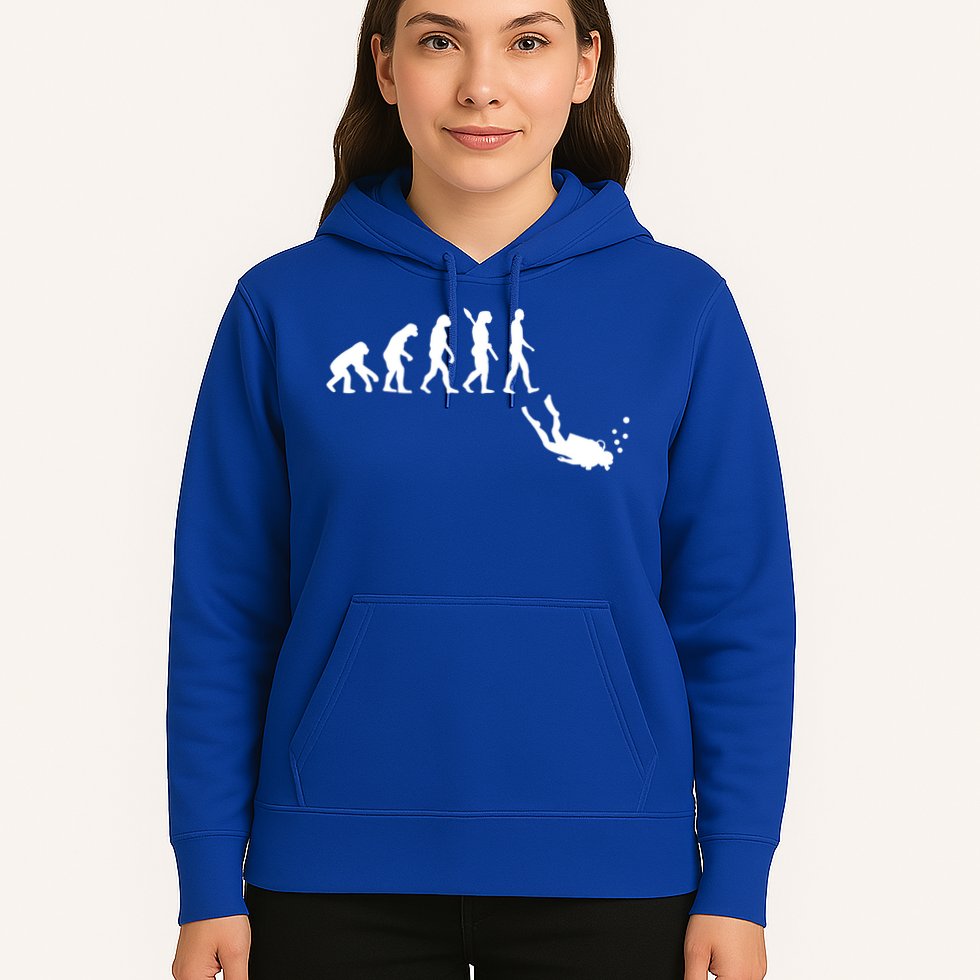 Scuba Diver Evolution Hoodie