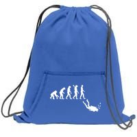 Scuba Diver Evolution Sweatshirt Cinch Pack Bag