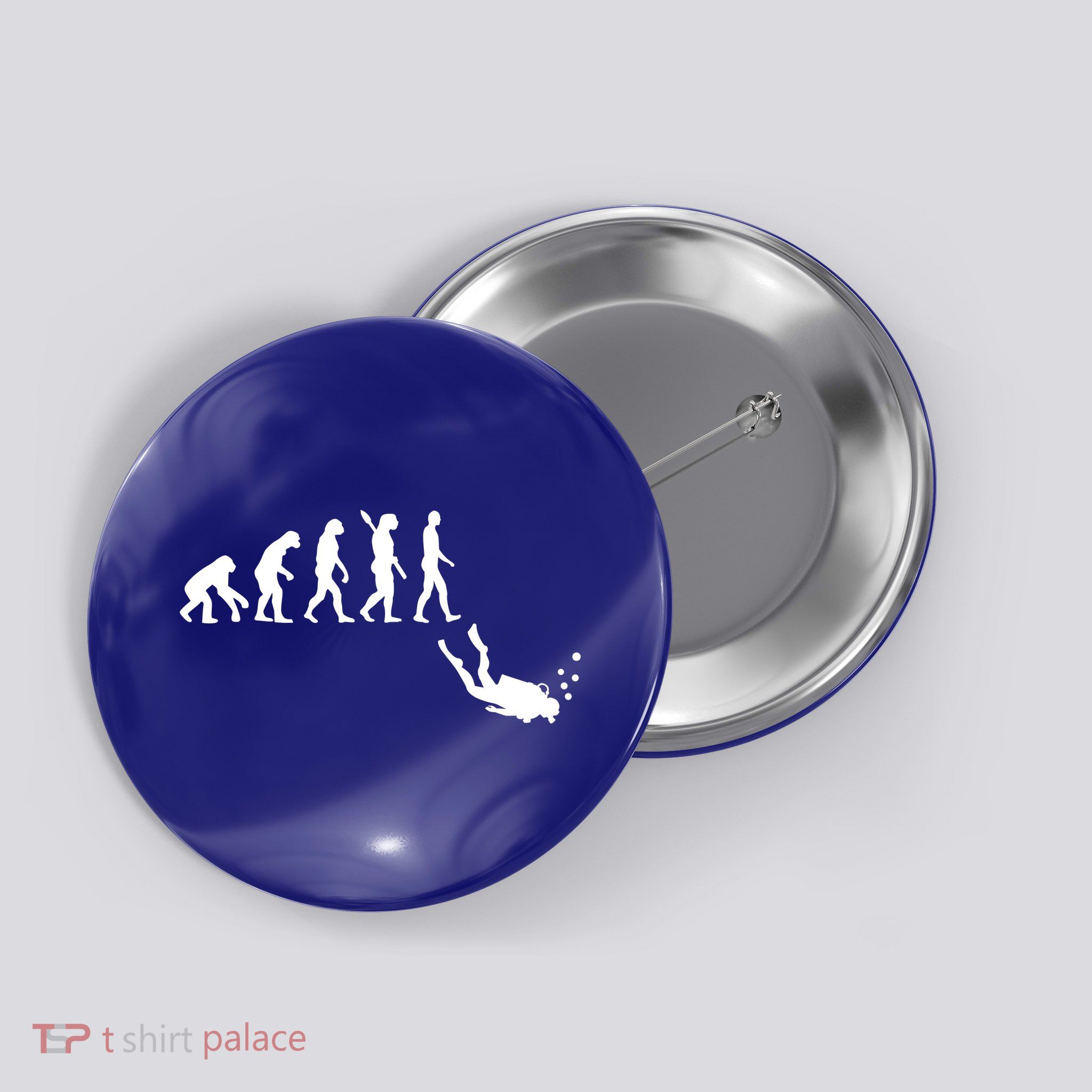 Scuba Diver Evolution Button