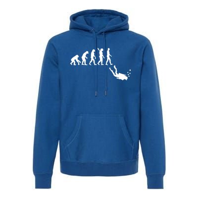 Scuba Diver Evolution Premium Hoodie