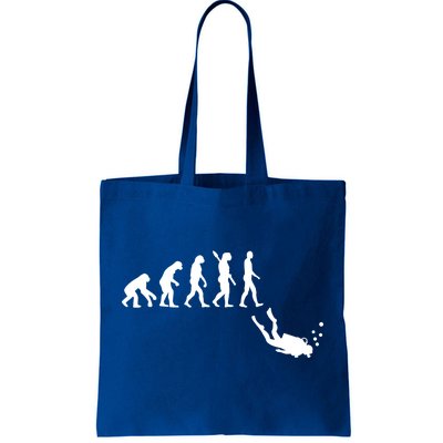 Scuba Diver Evolution Tote Bag