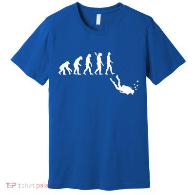 Scuba Diver Evolution Premium T-Shirt