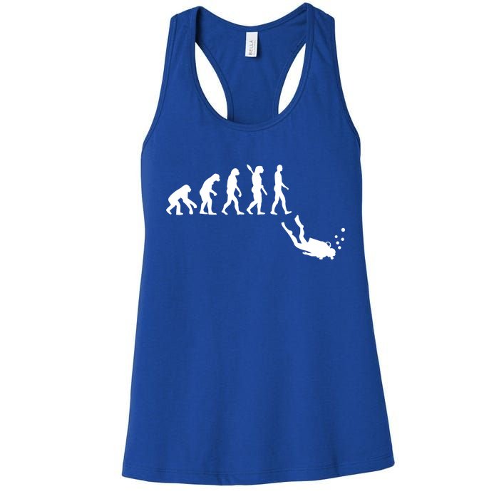 Scuba Diver Evolution Women's Racerback Tank