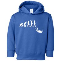 Scuba Diver Evolution Toddler Hoodie