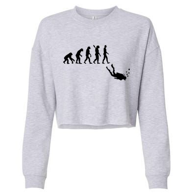 Scuba Diver Evolution Cropped Pullover Crew