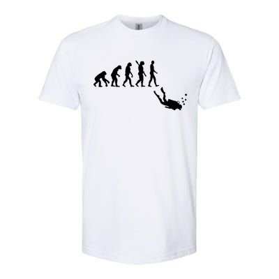 Scuba Diver Evolution Softstyle CVC T-Shirt