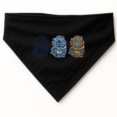 Scuba Diver Vintage USA-Made Doggie Bandana