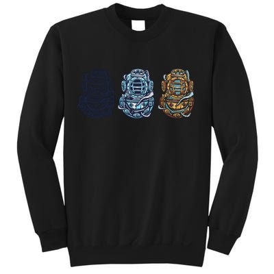 Scuba Diver Vintage Sweatshirt
